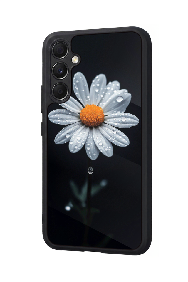 Samsung Galaxy A34 Uyumlu Cicek Tasarımlı Glossy Premium Kılıf