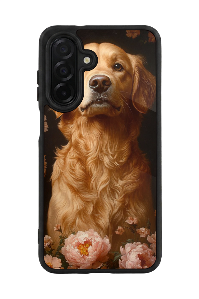 Samsung Galaxy A36 Uyumlu Golden Kopek Tasarımlı Glossy Premium Kılıf