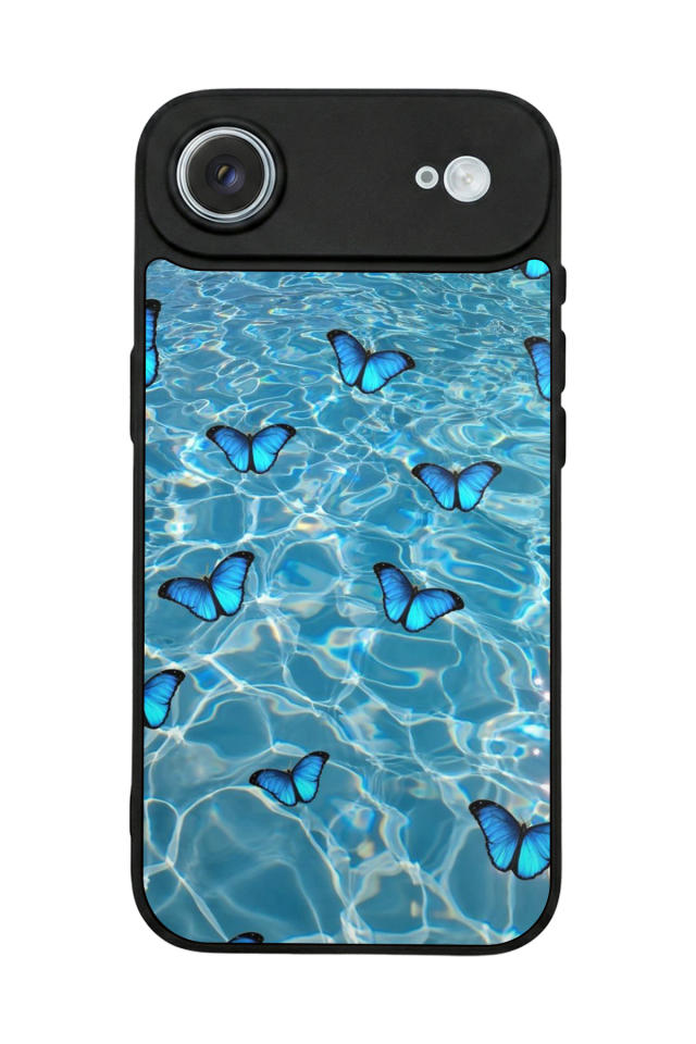 iPhone 17 Air Uyumlu Kelebek Tasarımlı Glossy Premium Kılıf