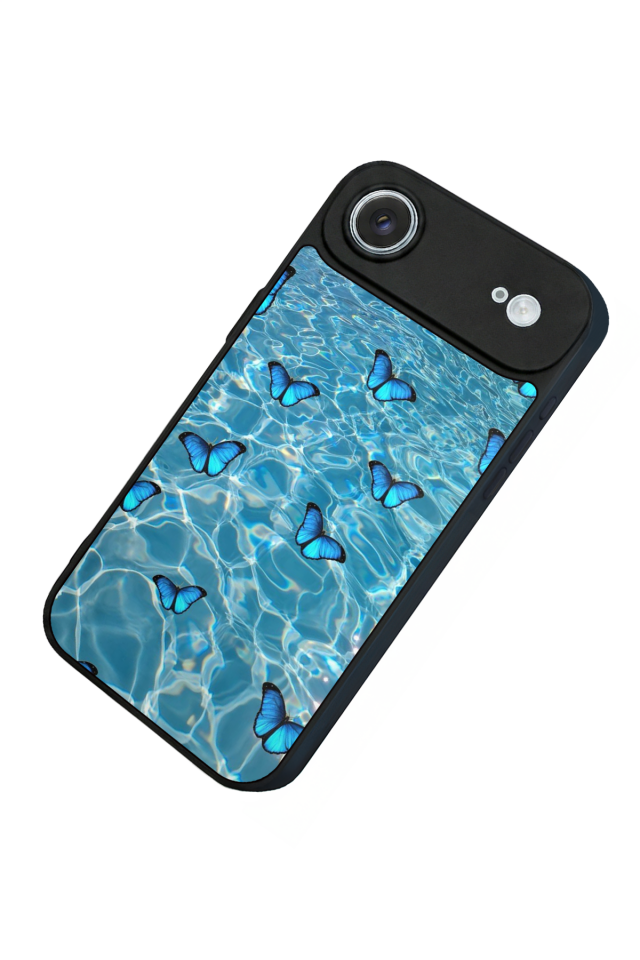iPhone 17 Air Uyumlu Kelebek Tasarımlı Glossy Premium Kılıf