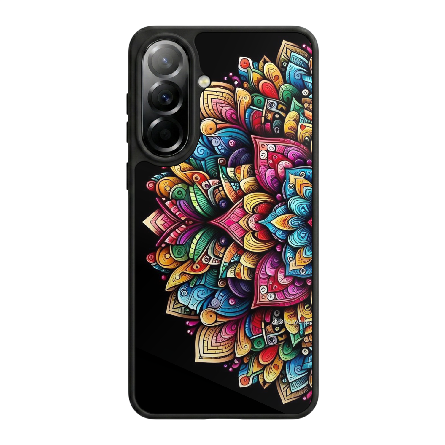 Samsung Galaxy A37 Uyumlu Mandala Tasarımlı Glossy Premium Kılıf