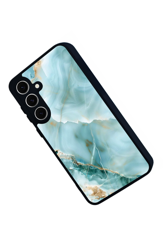 Samsung Galaxy A16 Uyumlu Mermer Marble Tasarımlı Glossy Premium Kılıf