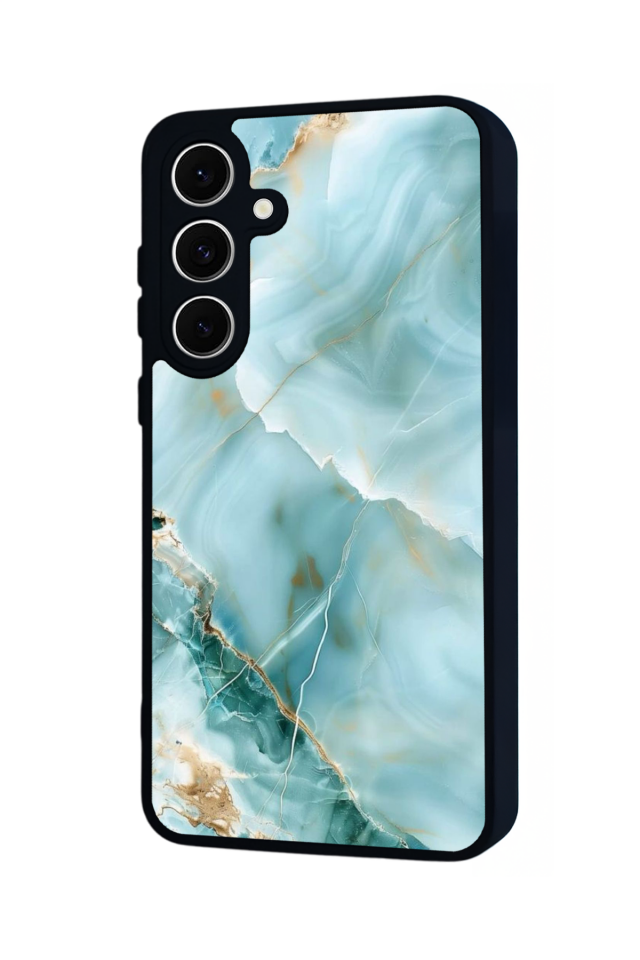 Samsung Galaxy A16 Uyumlu Mermer Marble Tasarımlı Glossy Premium Kılıf