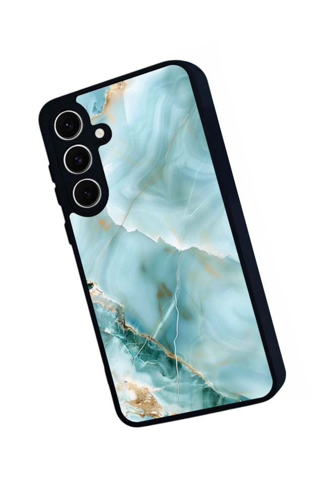 Samsung Galaxy A16 Uyumlu Mermer Marble Tasarımlı Glossy Premium Kılıf
