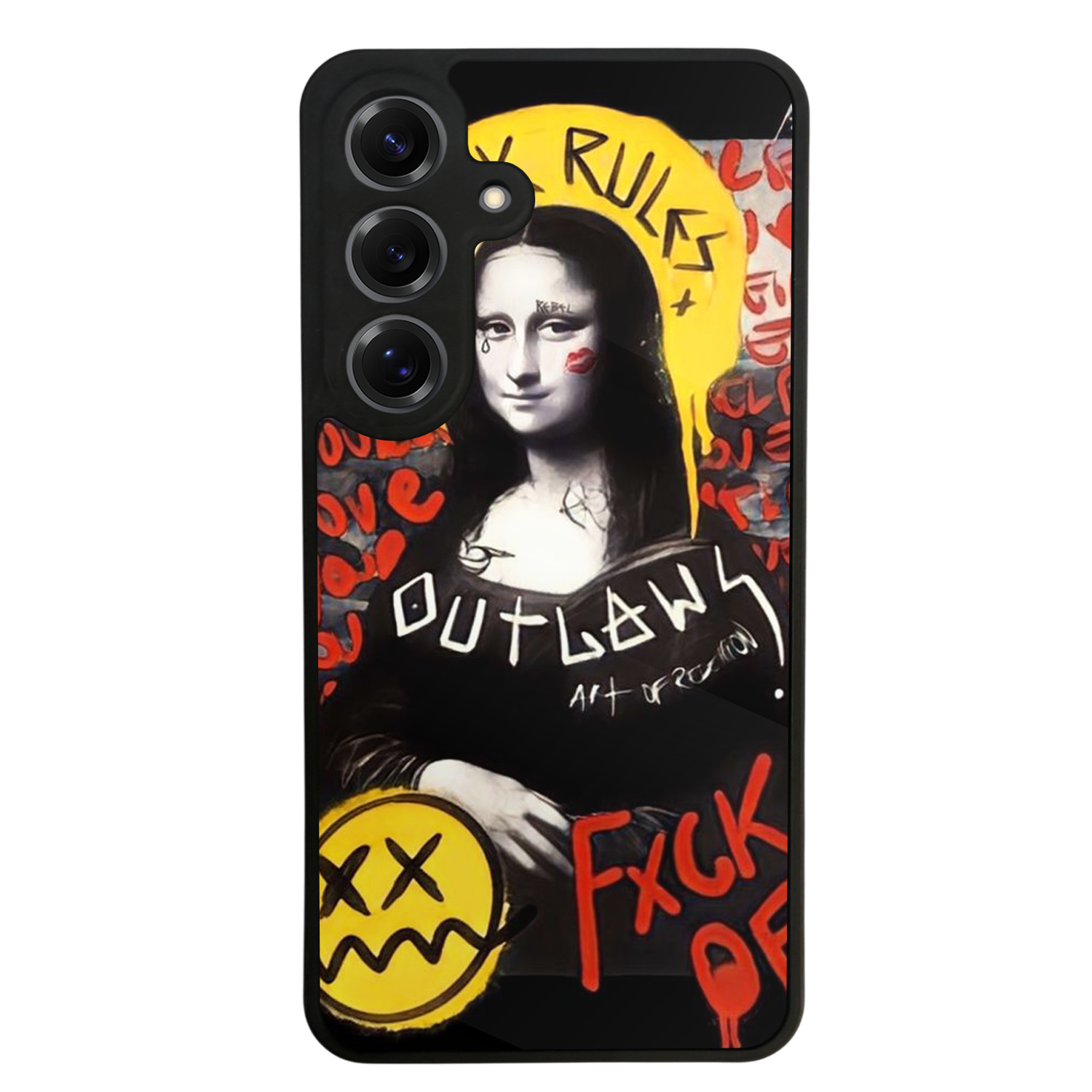 Samsung Galaxy S25 Uyumlu Monalisa Tasarımlı Glossy Premium Kılıf
