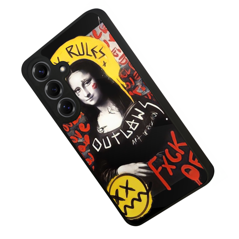 Samsung Galaxy S25 Uyumlu Monalisa Tasarımlı Glossy Premium Kılıf