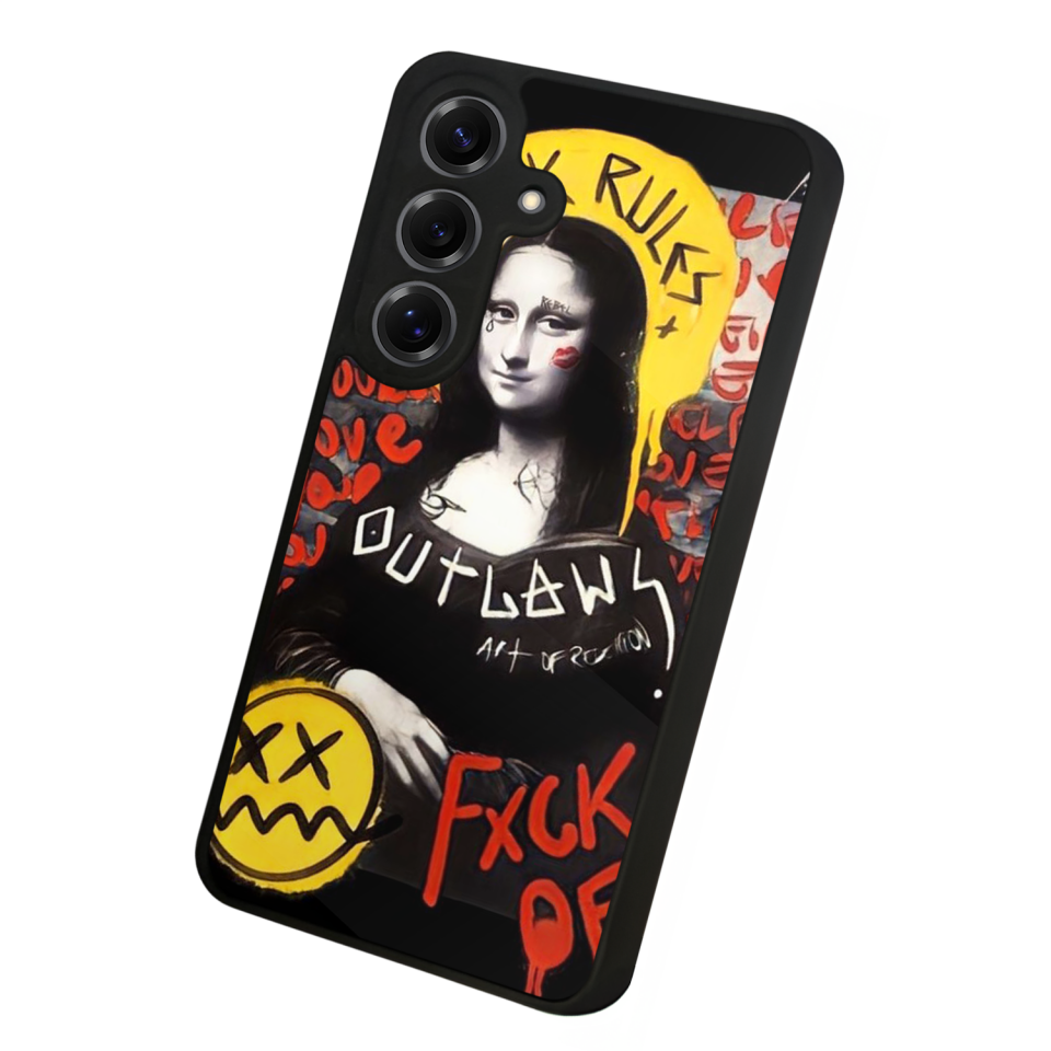 Samsung Galaxy S25 Uyumlu Monalisa Tasarımlı Glossy Premium Kılıf