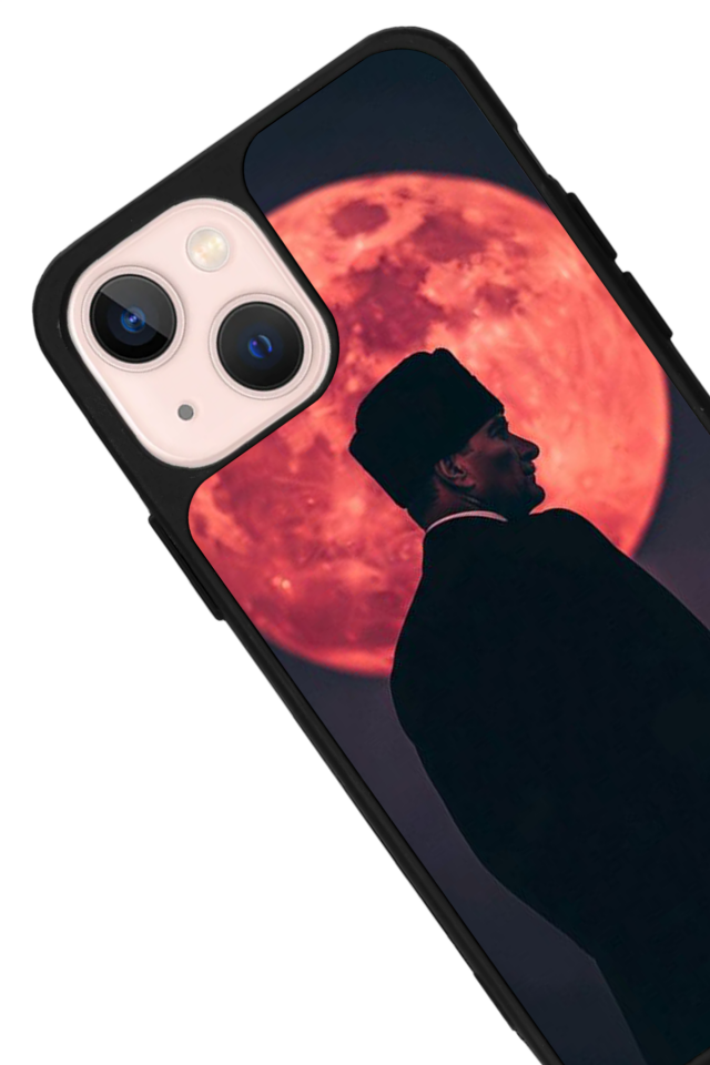 iPhone 15 Plus Uyumlu Mustafa Kemal Ataturk Tasarımlı Glossy Premium Kılıf