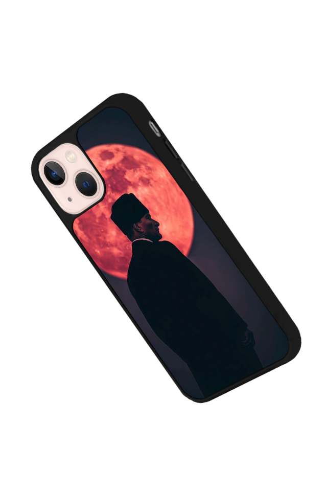 iPhone 15 Plus Uyumlu Mustafa Kemal Ataturk Tasarımlı Glossy Premium Kılıf