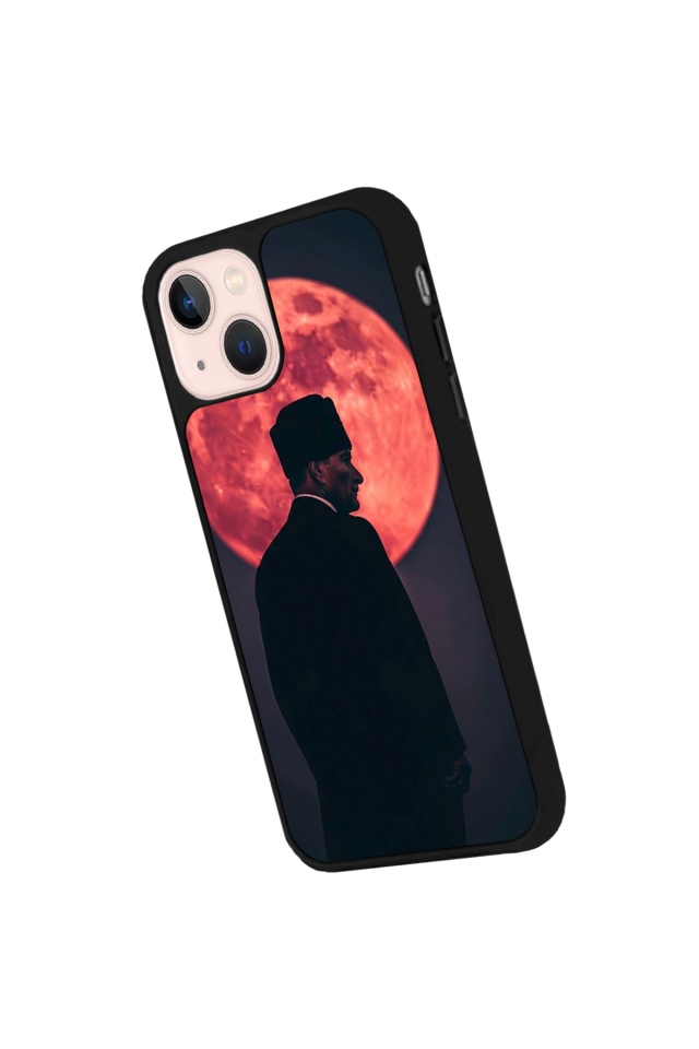 iPhone 15 Plus Uyumlu Mustafa Kemal Ataturk Tasarımlı Glossy Premium Kılıf