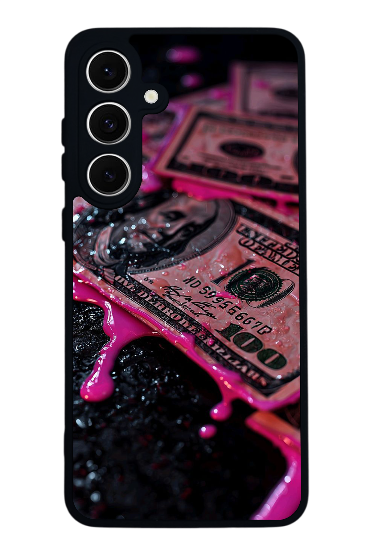 Samsung Galaxy S24 FE Uyumlu Para Tasarımlı Glossy Premium Kılıf