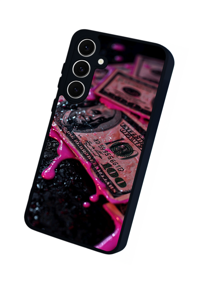 Samsung Galaxy S24 FE Uyumlu Para Tasarımlı Glossy Premium Kılıf