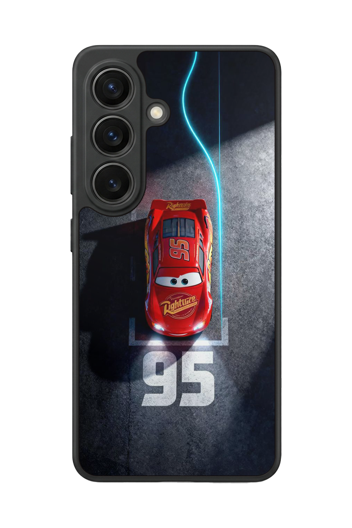 Samsung Galaxy S26 Uyumlu Şimsek McQueen Tasarımlı Glossy Premium Kılıf