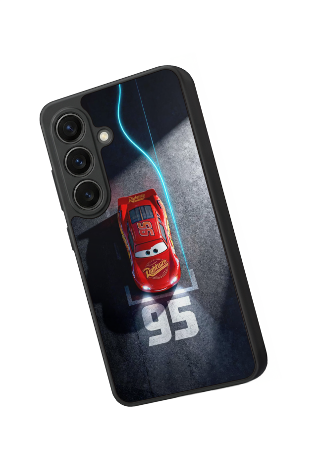 Samsung Galaxy S26 Uyumlu Şimsek McQueen Tasarımlı Glossy Premium Kılıf