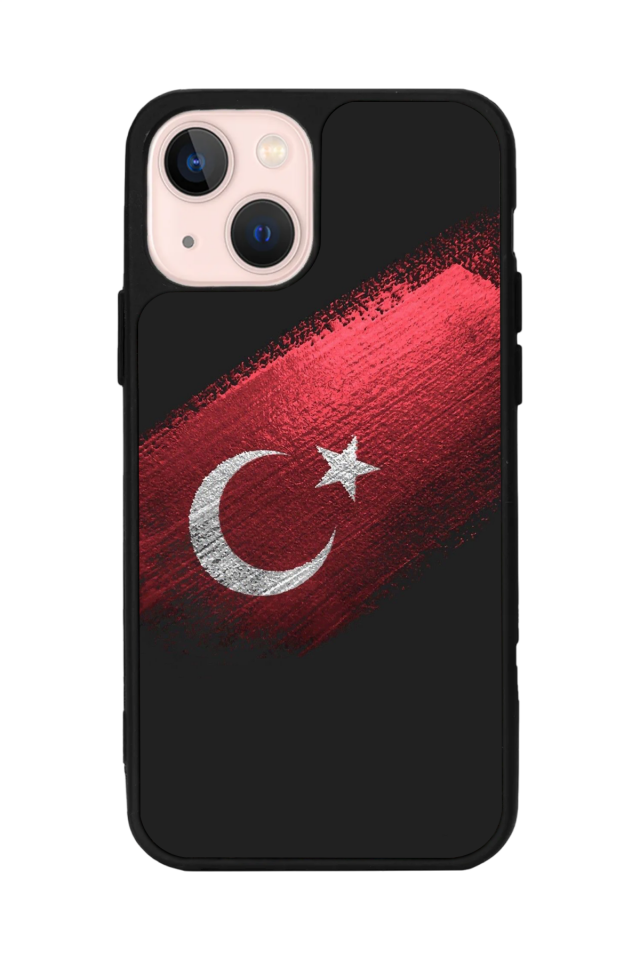 iPhone 15 Uyumlu Türk Bayragi Tasarımlı Glossy Premium Kılıf