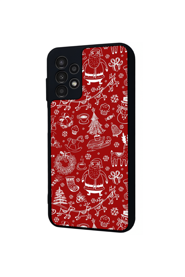 Samsung Galaxy A23 Uyumlu Yilbasi Christmas Tasarımlı Glossy Premium Kılıf