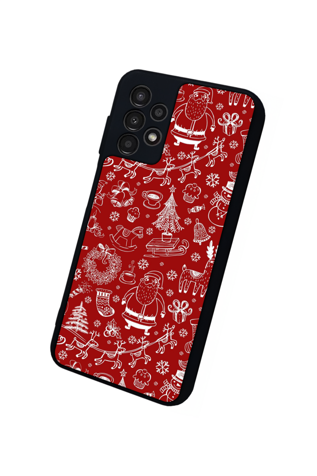 Samsung Galaxy A23 Uyumlu Yilbasi Christmas Tasarımlı Glossy Premium Kılıf