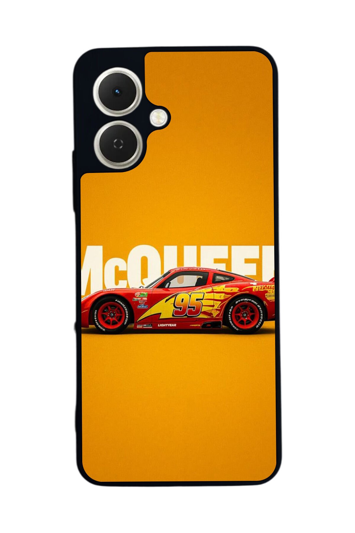 Tecno Spark GO 2 Uyumlu Şimsek McQueen Tasarımlı Glossy Premium Kılıf