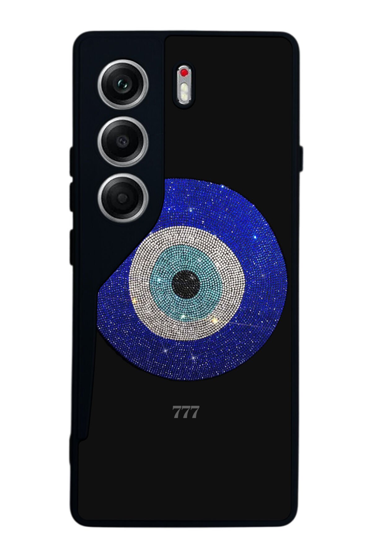 Tecno Camon 40 Uyumlu Nazar Tasarımlı Glossy Premium Kılıf