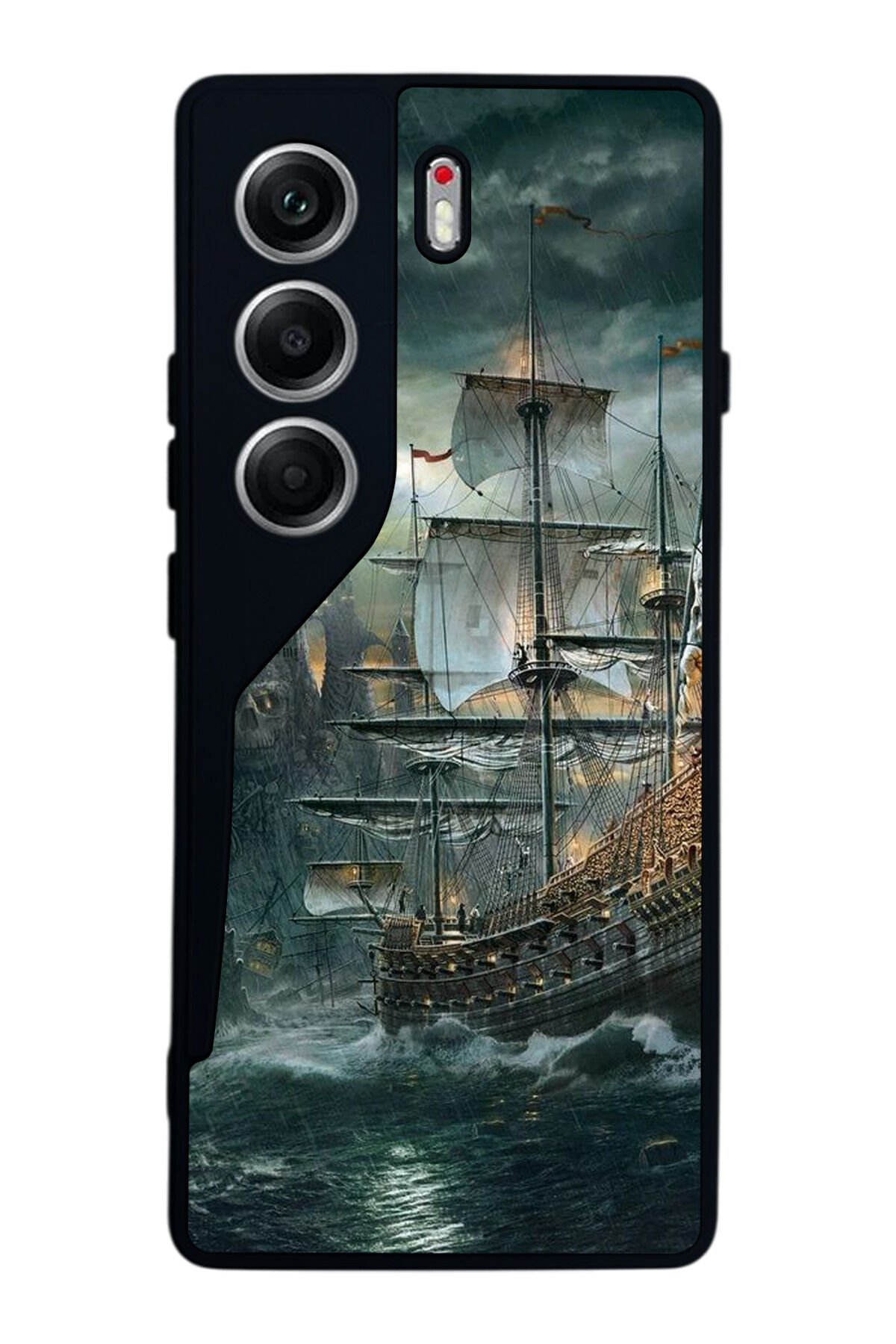 Tecno Camon 40 Uyumlu Korsan Tasarımlı Glossy Premium Kılıf