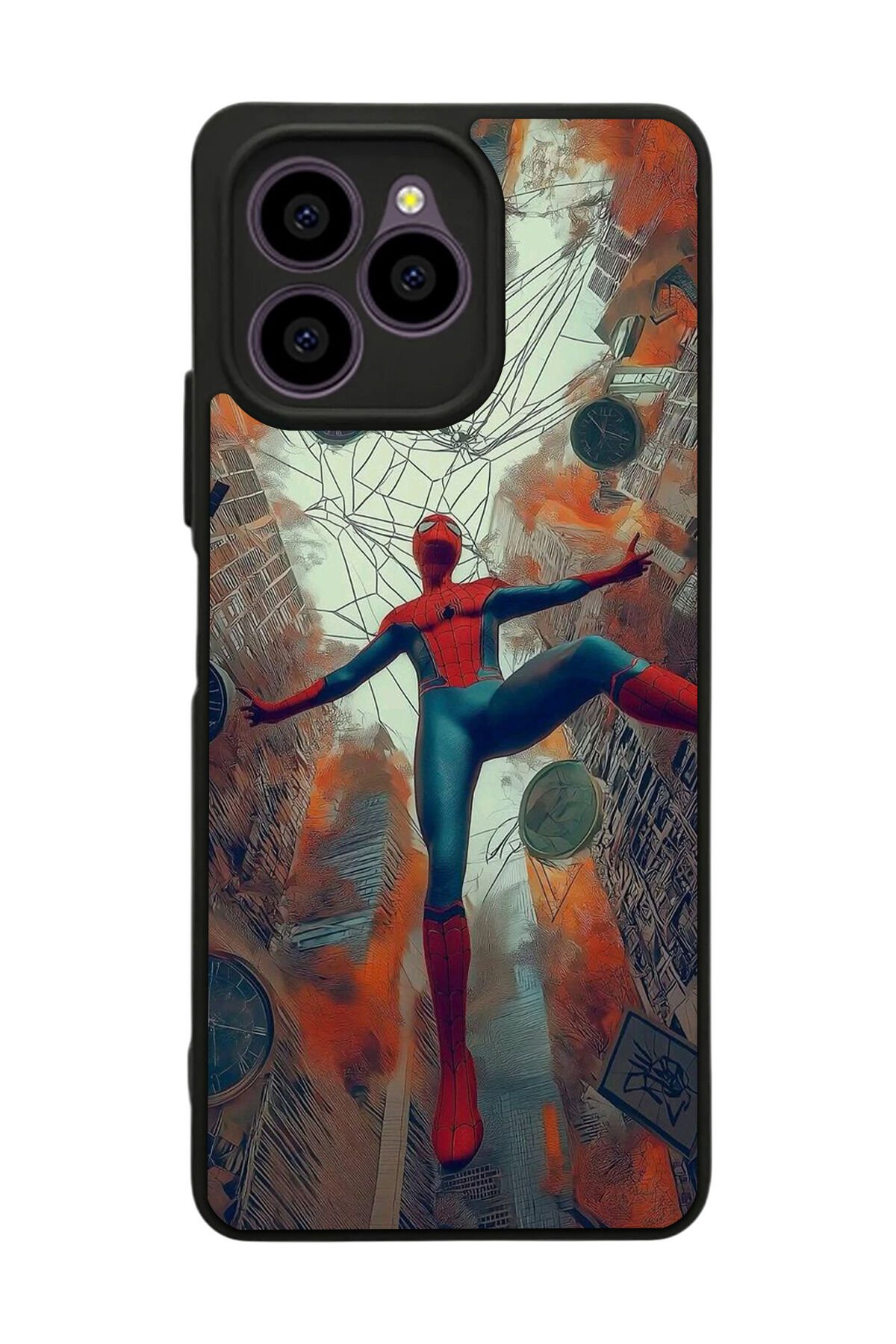Omix X6 Uyumlu Spider Man ( Örümcek Adam ) Tasarımlı Glossy Premium Kılıf