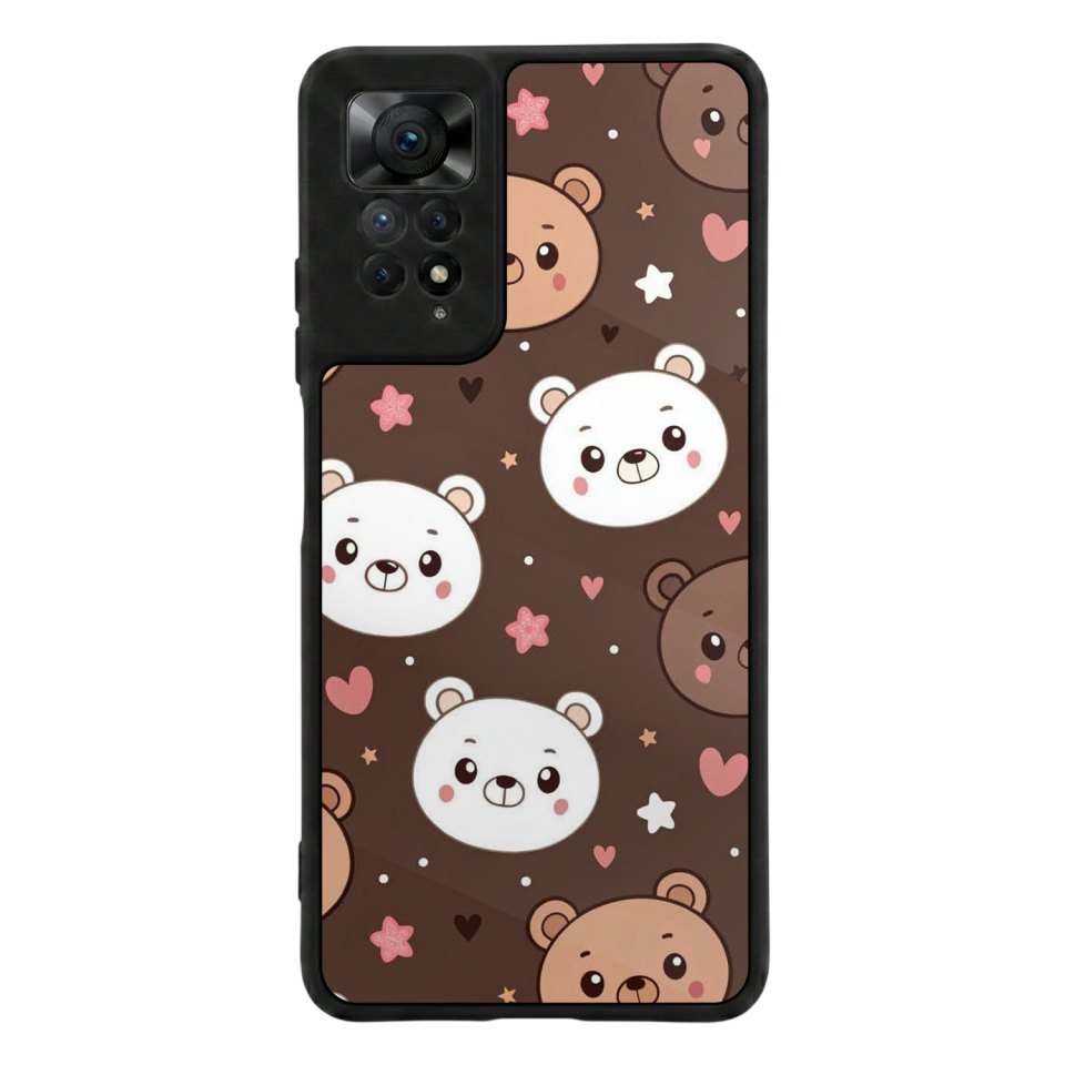 Xiaomi Redmi Note 12 Pro Uyumlu Panda Tasarımlı Glossy Premium Kılıf