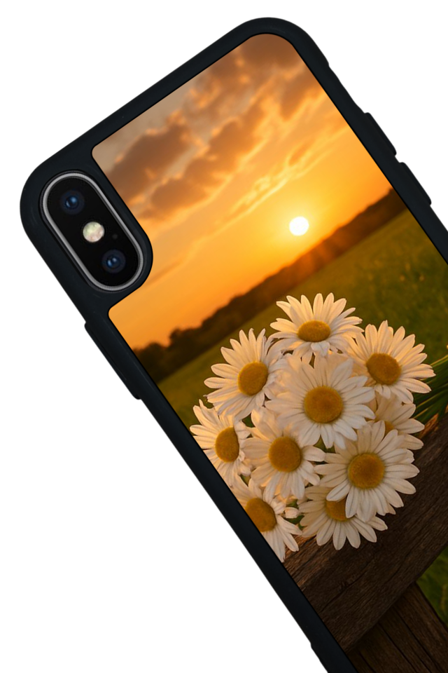 iPhone XS Max Uyumlu Cicek Tasarımlı Glossy Premium Kılıf
