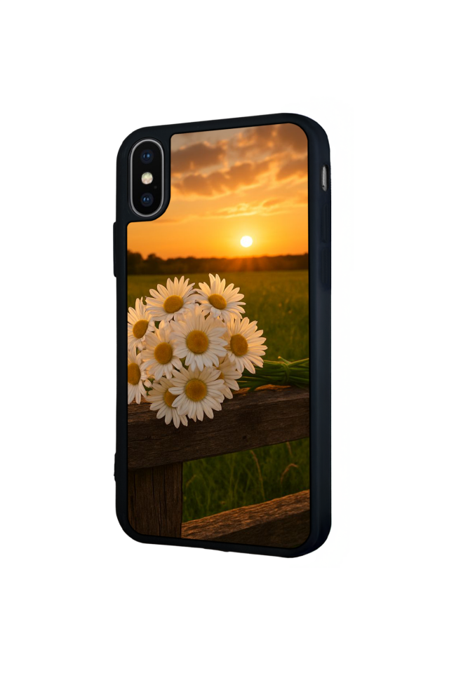 iPhone XS Max Uyumlu Cicek Tasarımlı Glossy Premium Kılıf