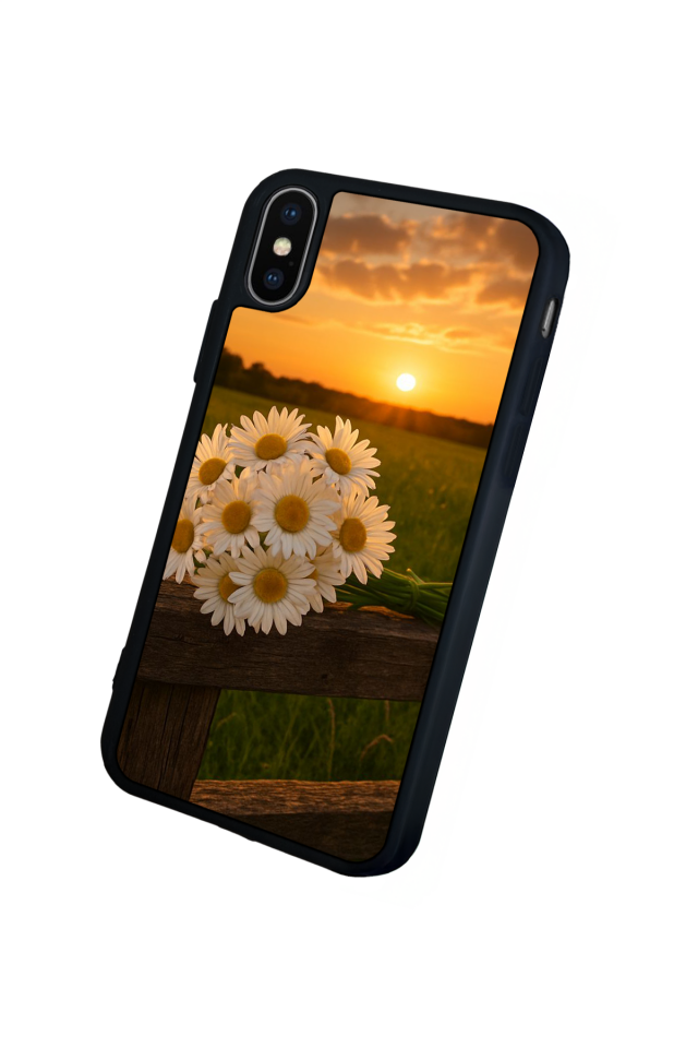 iPhone XS Max Uyumlu Cicek Tasarımlı Glossy Premium Kılıf