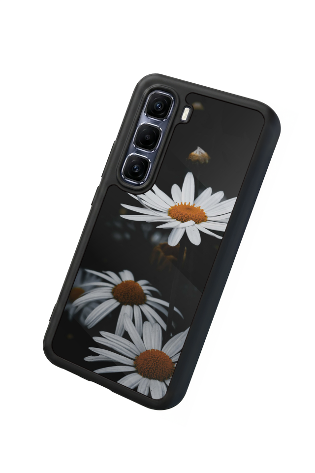 Infinix Hot 60 Pro Plus Uyumlu Cicek Tasarımlı Glossy Premium Kılıf