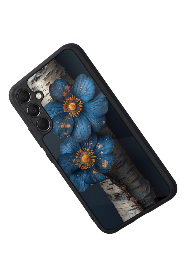 Samsung Galaxy A34 Uyumlu Cicek Tasarımlı Glossy Premium Kılıf
