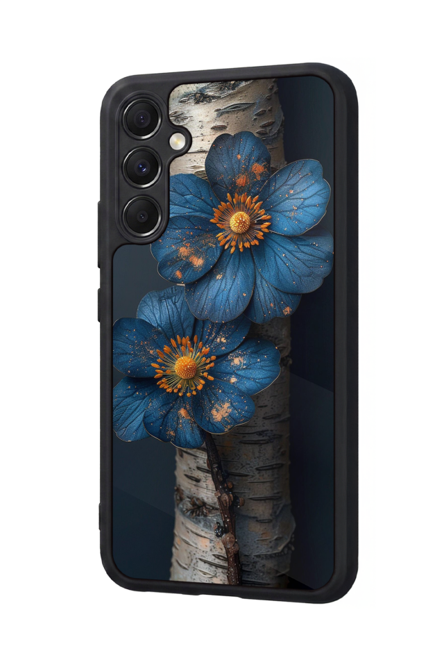 Samsung Galaxy A34 Uyumlu Cicek Tasarımlı Glossy Premium Kılıf