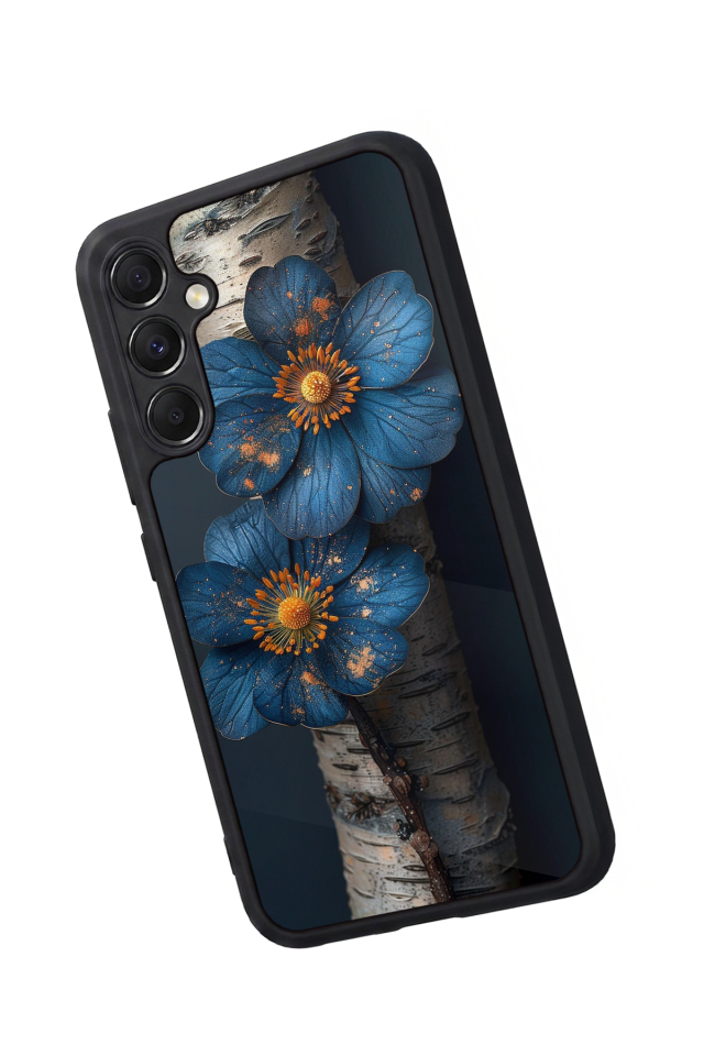Samsung Galaxy A34 Uyumlu Cicek Tasarımlı Glossy Premium Kılıf