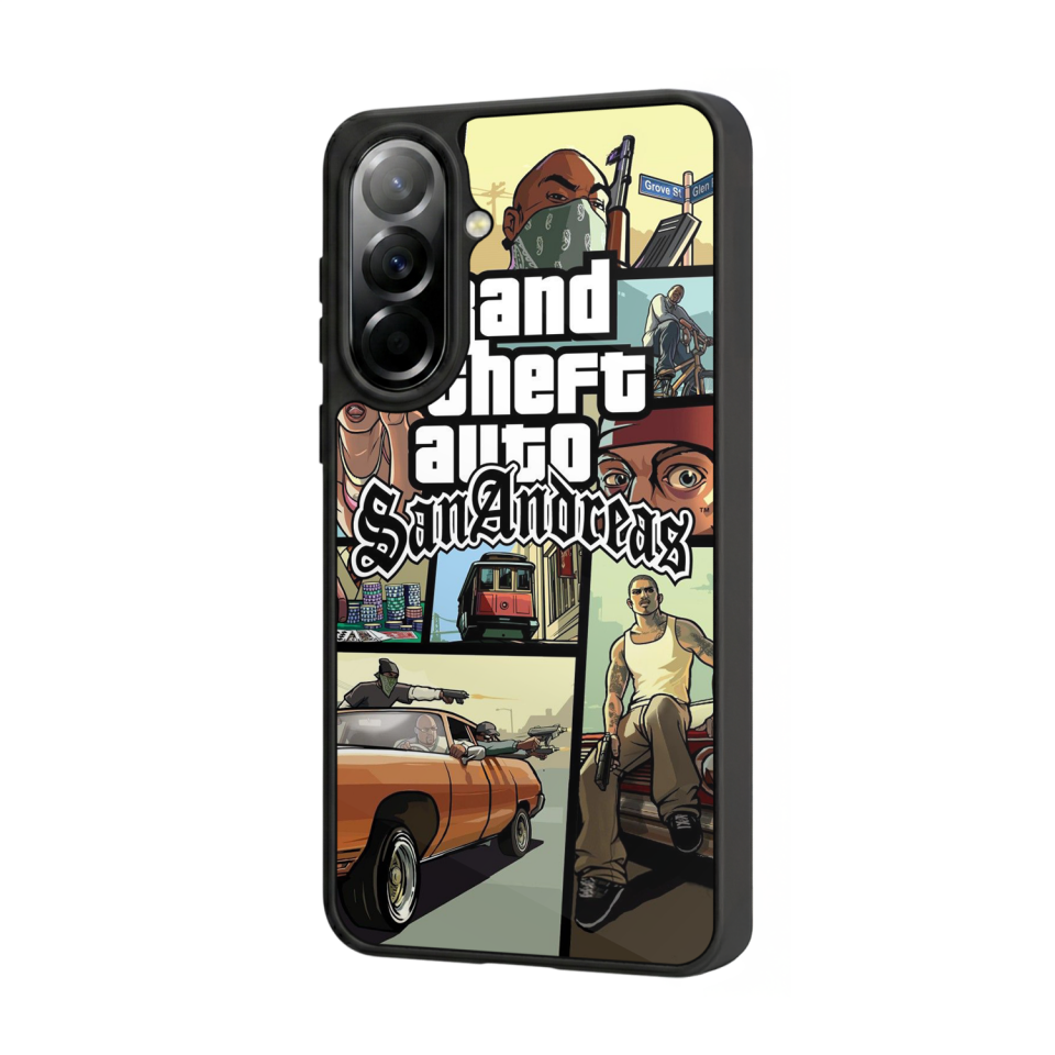 Samsung Galaxy A37 Uyumlu GTA Tasarımlı Glossy Premium Kılıf