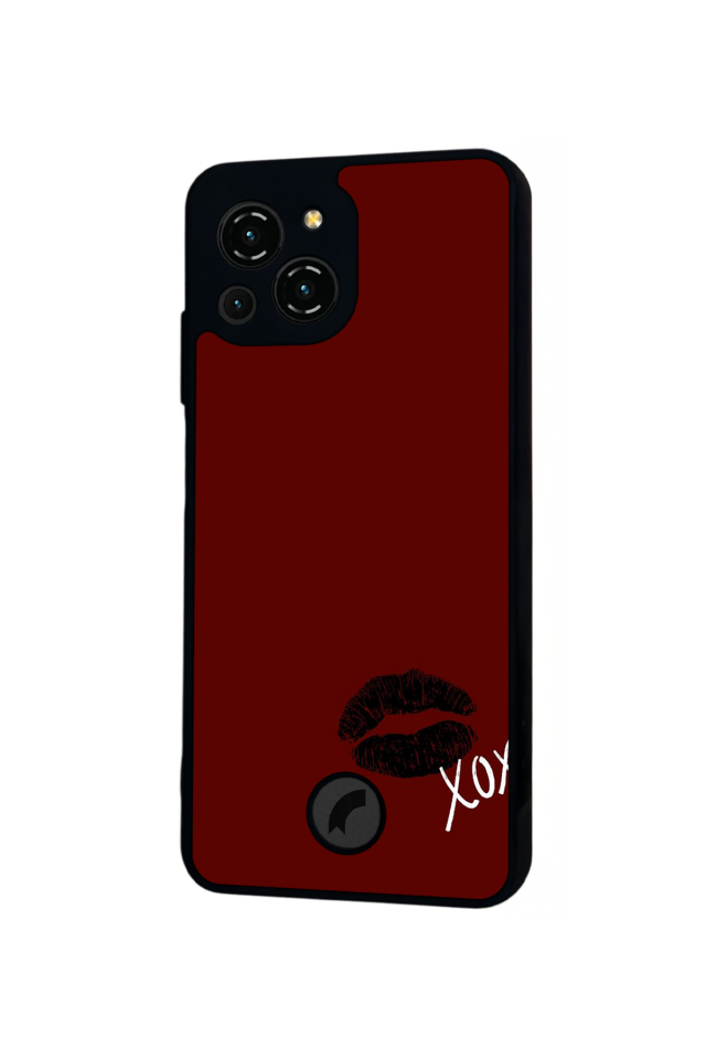 Reeder S23 Pro Max Uyumlu Kalp Love Tasarımlı Glossy Premium Kılıf