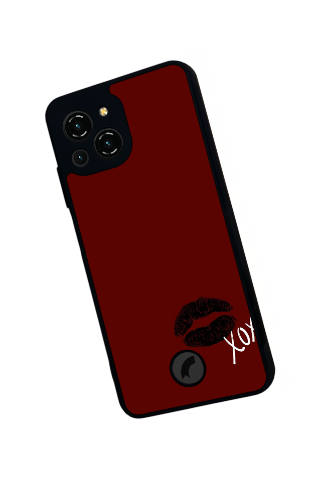 Reeder S23 Pro Max Uyumlu Kalp Love Tasarımlı Glossy Premium Kılıf