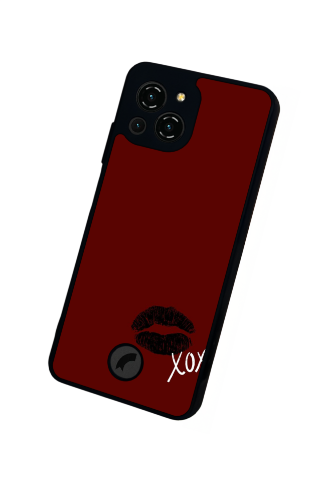 Reeder S23 Pro Max Uyumlu Kalp Love Tasarımlı Glossy Premium Kılıf