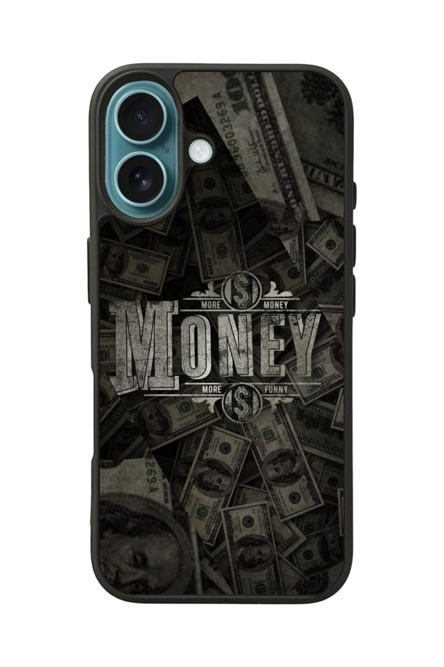 iPhone 16 Plus Uyumlu Money Para Tasarımlı Glossy Premium Kılıf