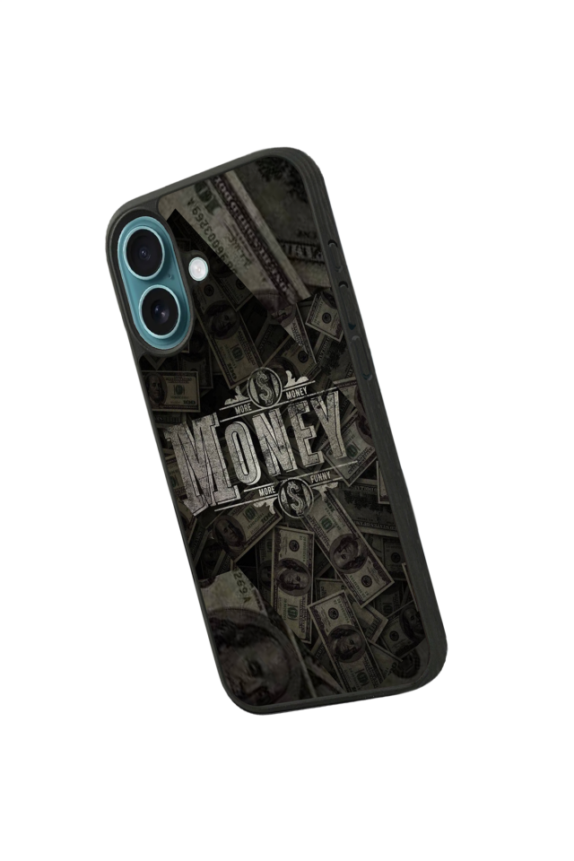 iPhone 16 Plus Uyumlu Money Para Tasarımlı Glossy Premium Kılıf