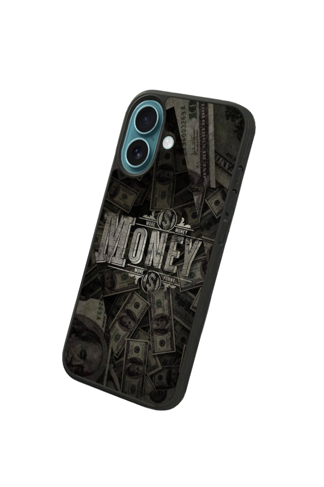 iPhone 16 Plus Uyumlu Money Para Tasarımlı Glossy Premium Kılıf