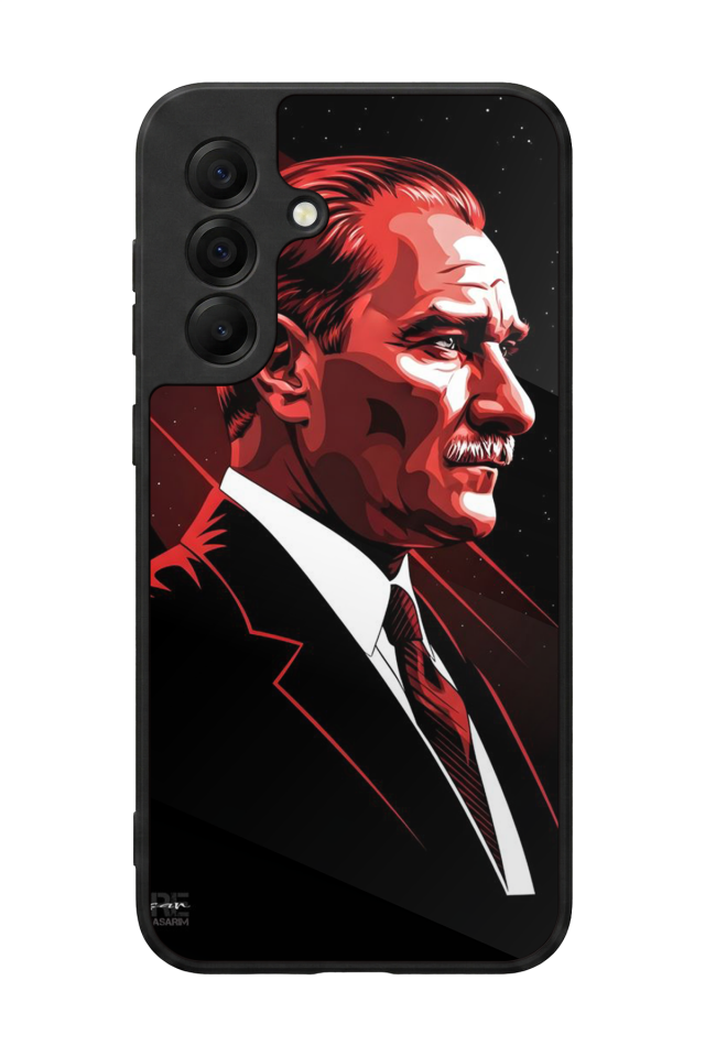 Samsung Galaxy A17 Uyumlu Mustafa Kemal Ataturk Tasarımlı Glossy Premium Kılıf