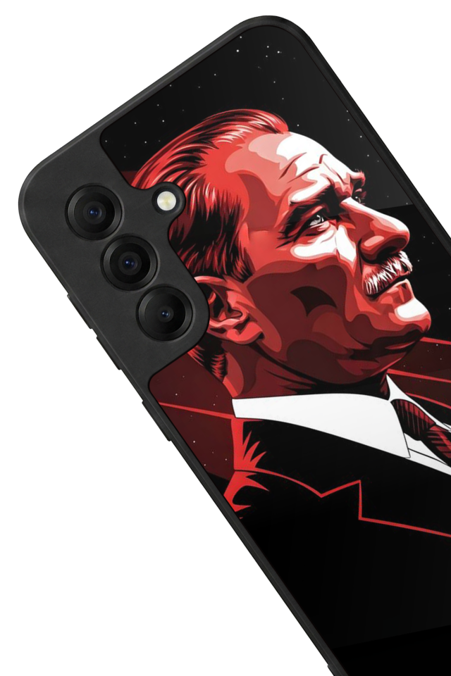 Samsung Galaxy A17 Uyumlu Mustafa Kemal Ataturk Tasarımlı Glossy Premium Kılıf