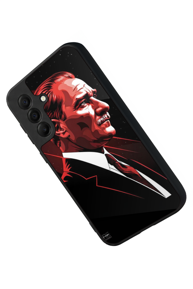 Samsung Galaxy A17 Uyumlu Mustafa Kemal Ataturk Tasarımlı Glossy Premium Kılıf