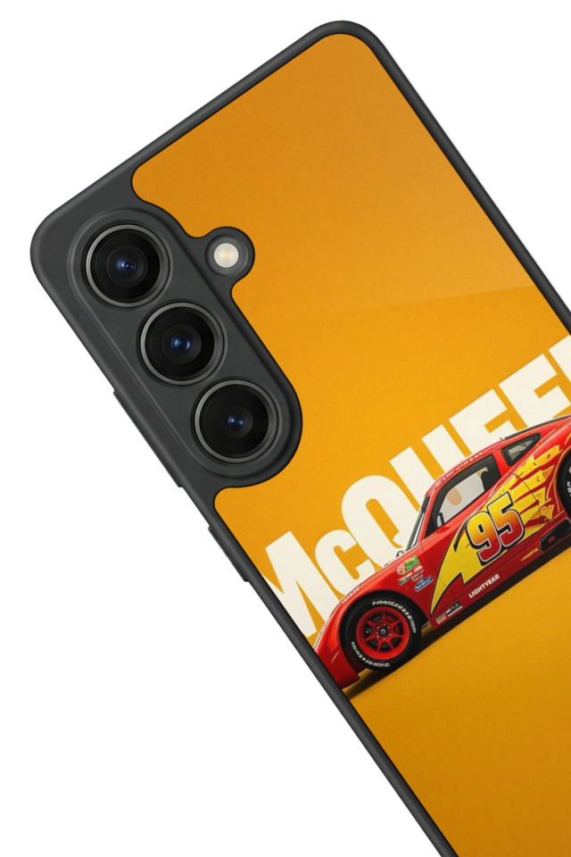 Samsung Galaxy S26 Uyumlu Şimsek McQueen Tasarımlı Glossy Premium Kılıf