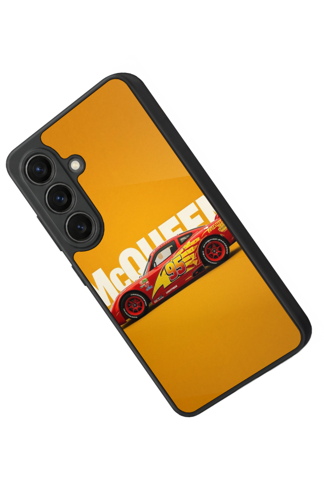 Samsung Galaxy S26 Uyumlu Şimsek McQueen Tasarımlı Glossy Premium Kılıf