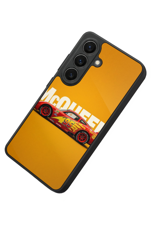 Samsung Galaxy S26 Uyumlu Şimsek McQueen Tasarımlı Glossy Premium Kılıf