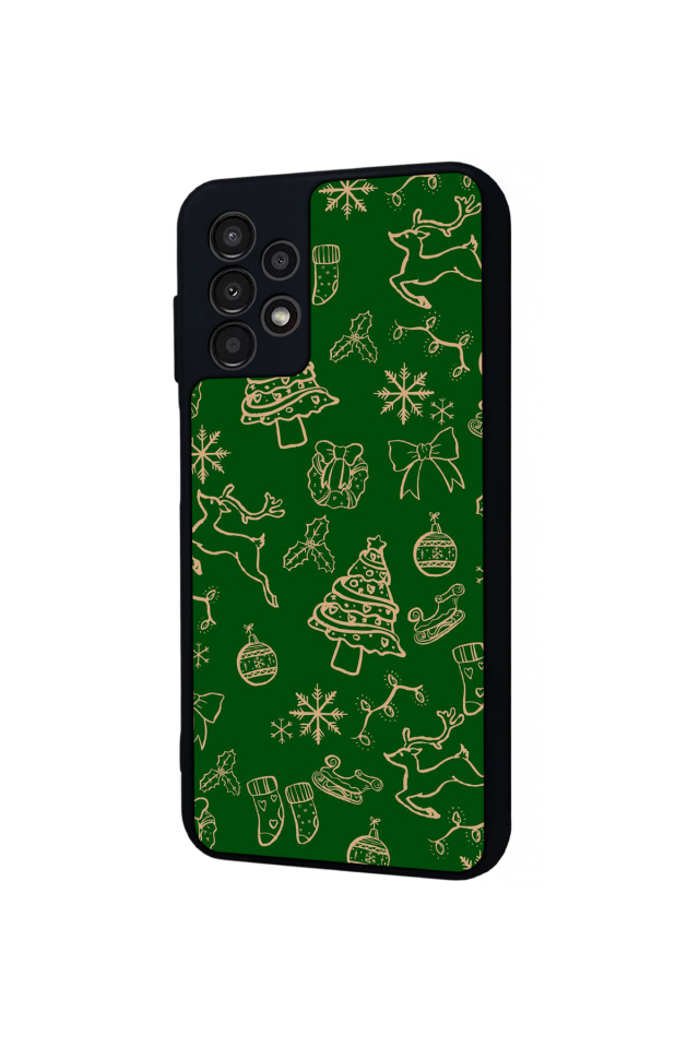 Samsung Galaxy A23 Uyumlu Yilbasi Christmas Tasarımlı Glossy Premium Kılıf