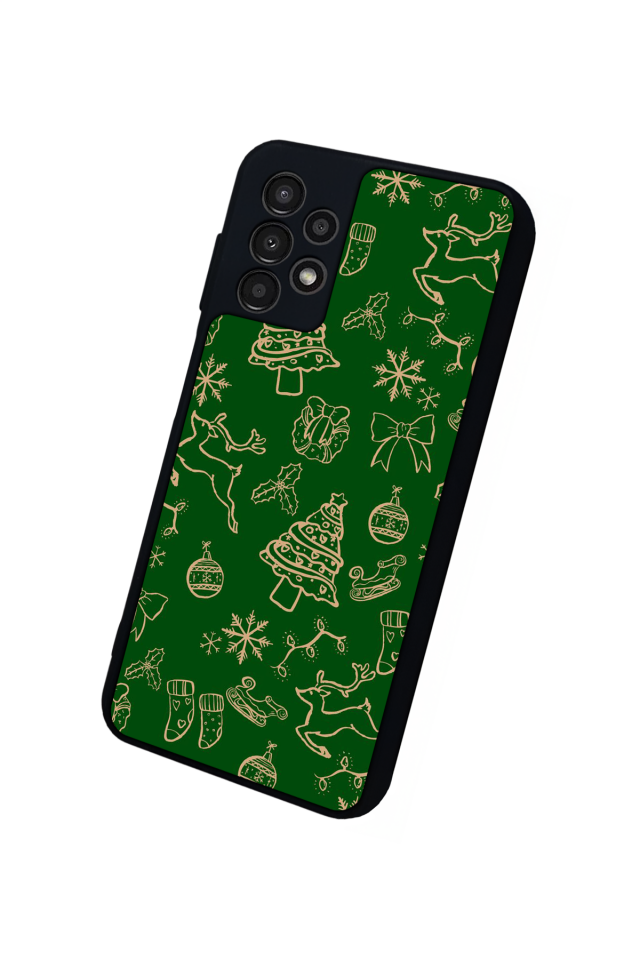 Samsung Galaxy A23 Uyumlu Yilbasi Christmas Tasarımlı Glossy Premium Kılıf