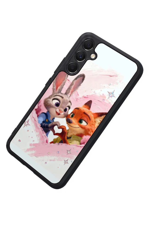 Samsung Galaxy M34 Uyumlu Zootropolis Tasarımlı Glossy Premium Kılıf