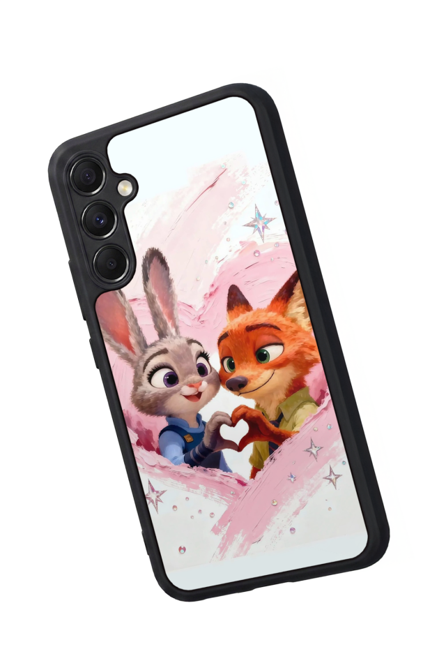 Samsung Galaxy M34 Uyumlu Zootropolis Tasarımlı Glossy Premium Kılıf
